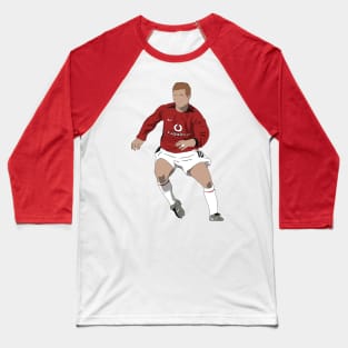 Paul Scholes United 00s Nostalgia Baseball T-Shirt